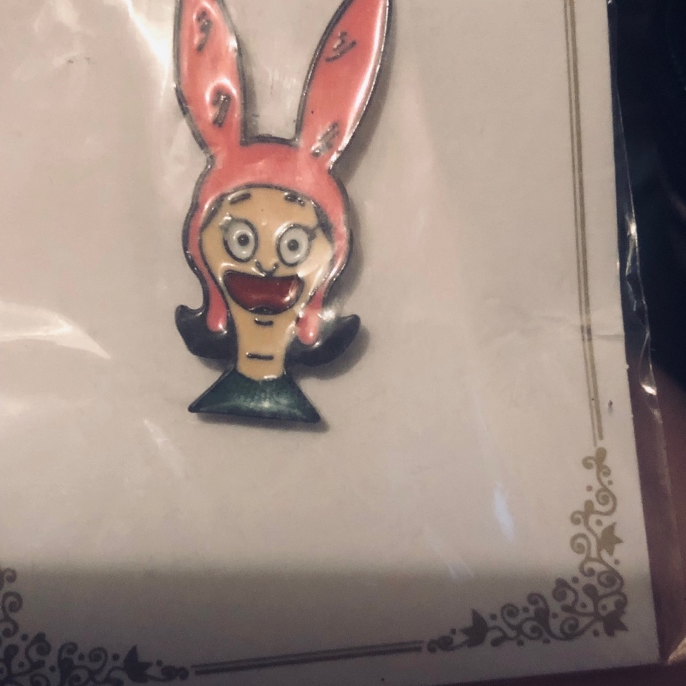 Louise bobs burgers enamel pin